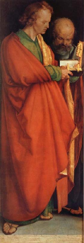 Albrecht Durer The Apostles john and Peter France oil painting art
